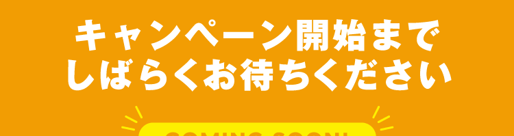 キャンペーン開始までしばらくお待ちください